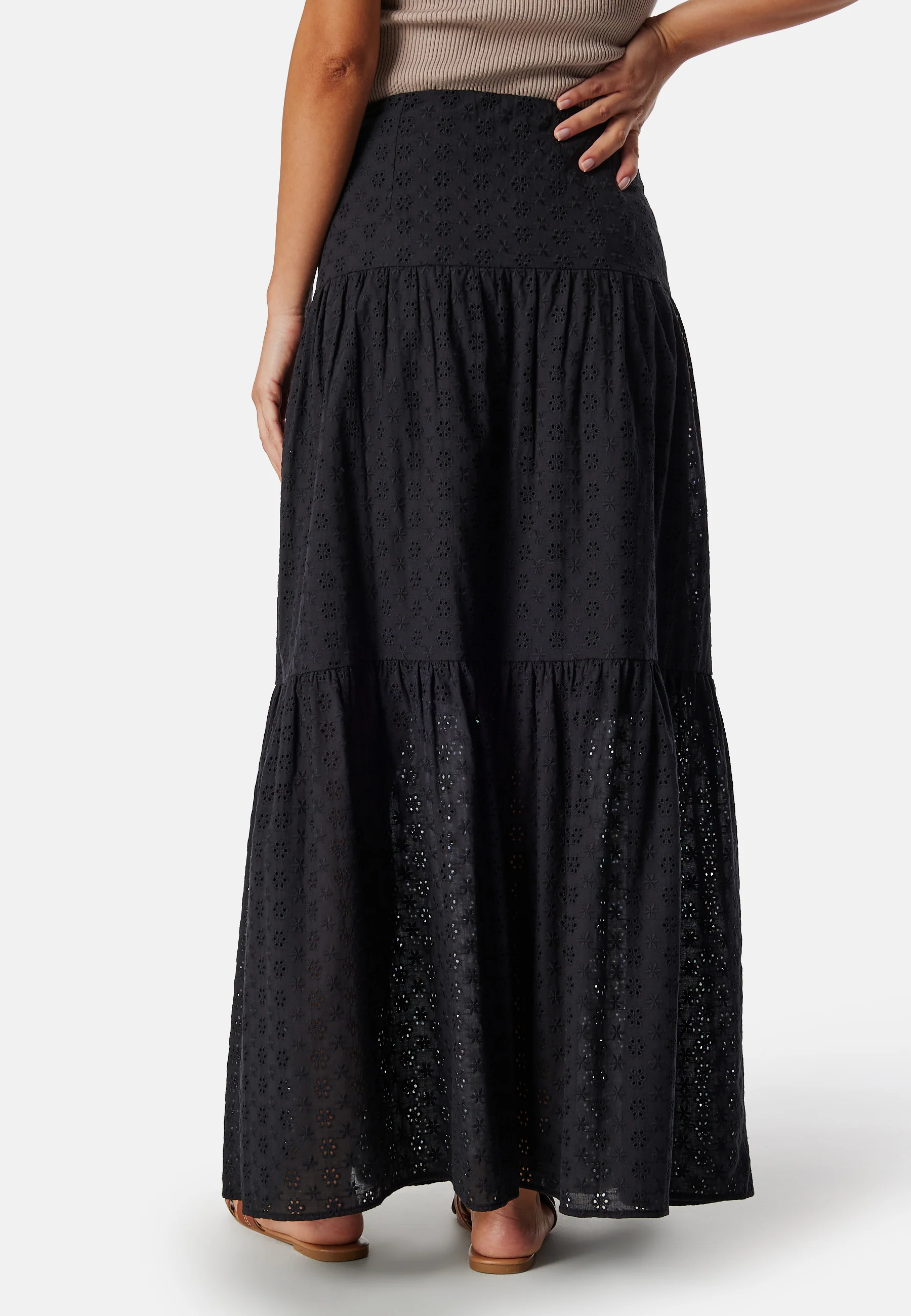 Broderie Anglaise Maxi Skirt - Image 3