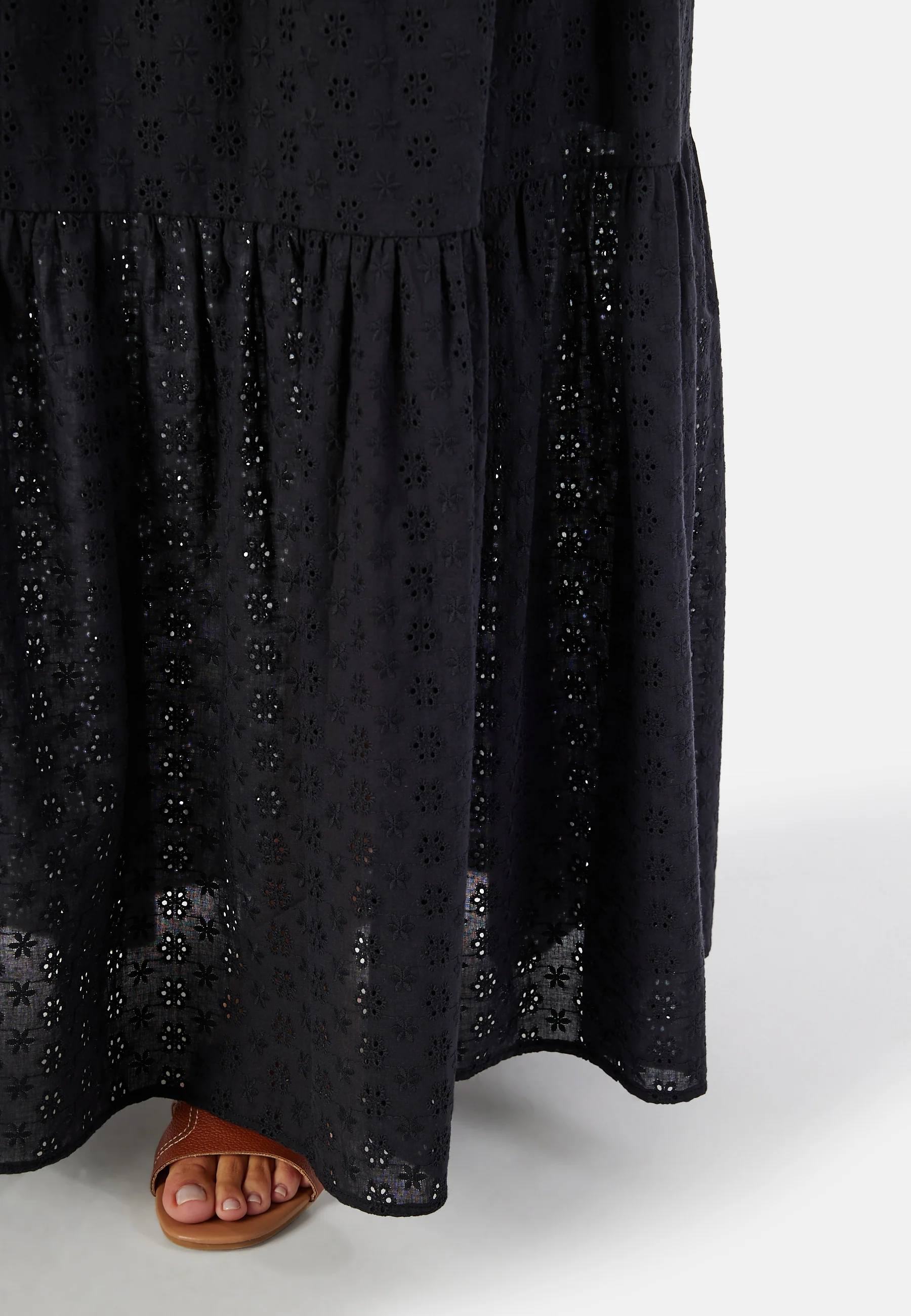Broderie Anglaise Maxi Skirt - Image 5