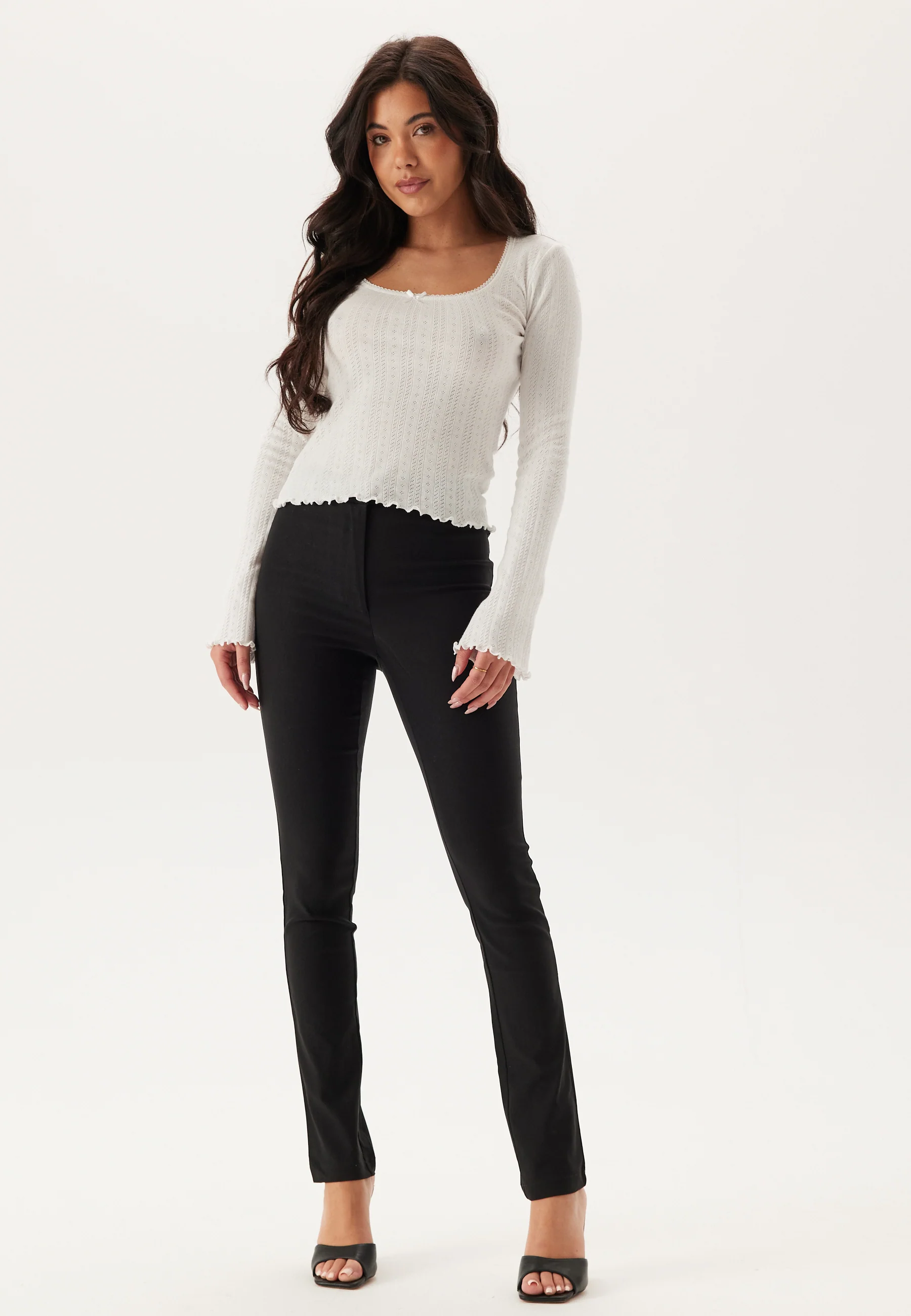 Everly High Waist Stretchy Trousers - Image 3