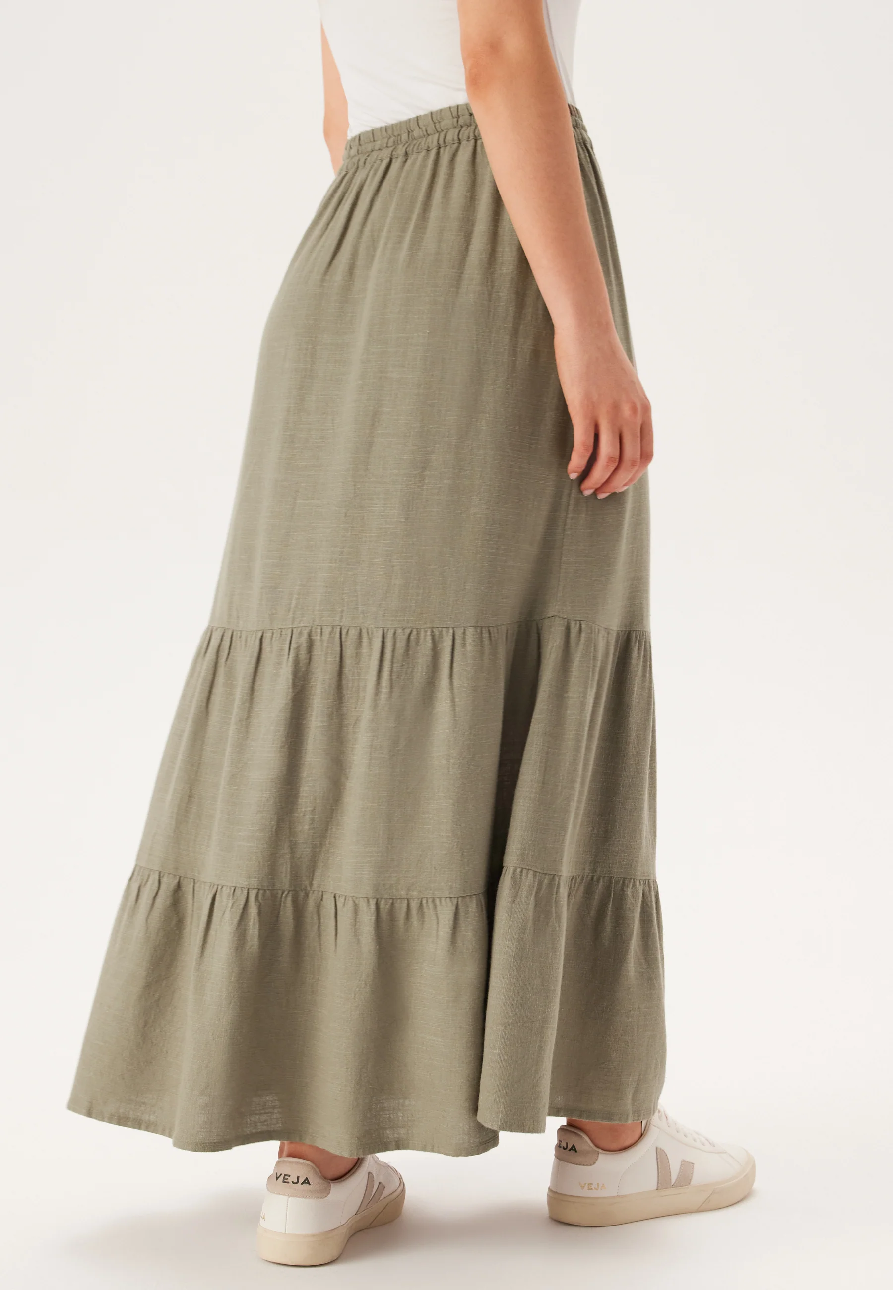 Linen Maxi Skirt - Image 3