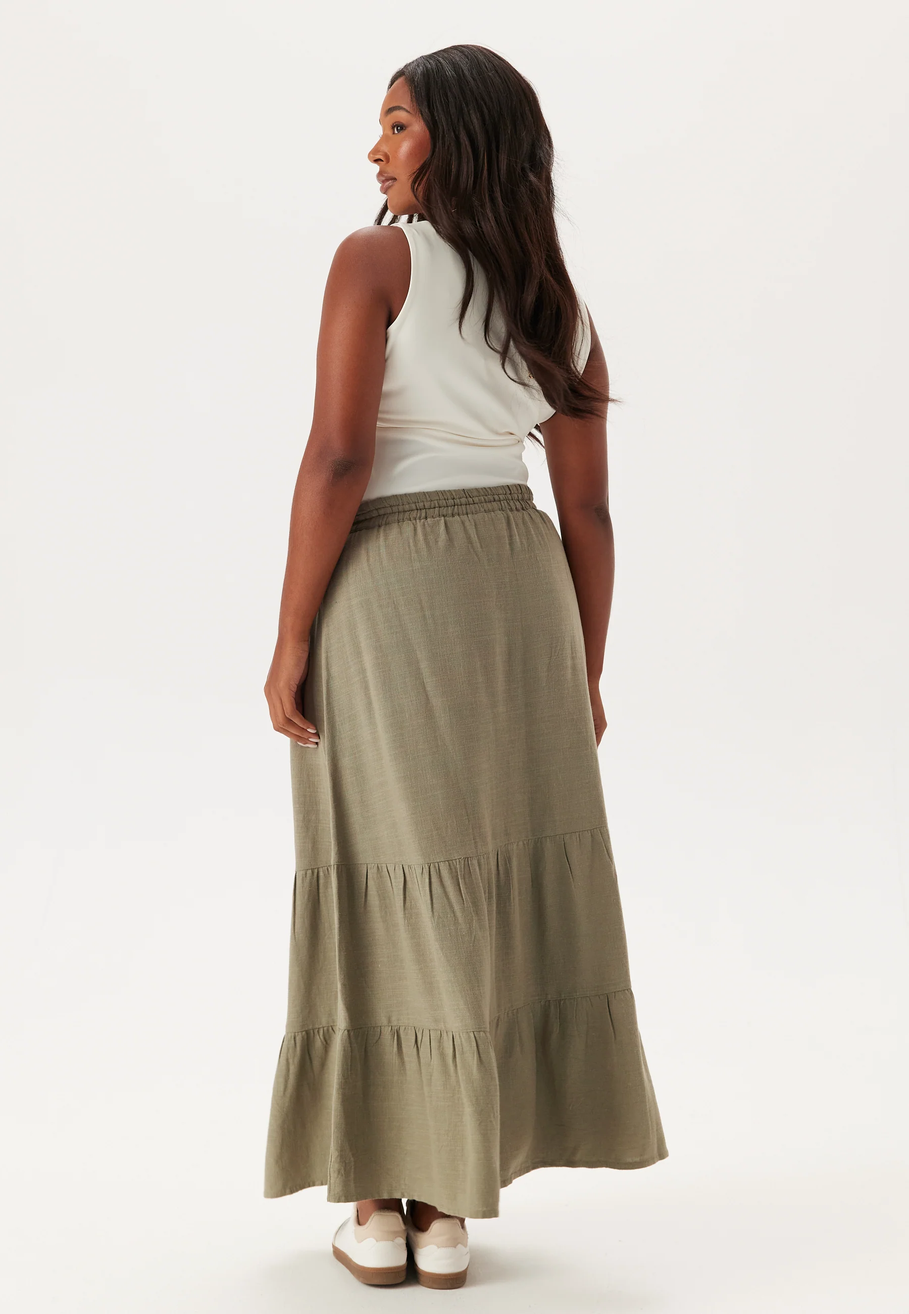 Linen Maxi Skirt - Image 6