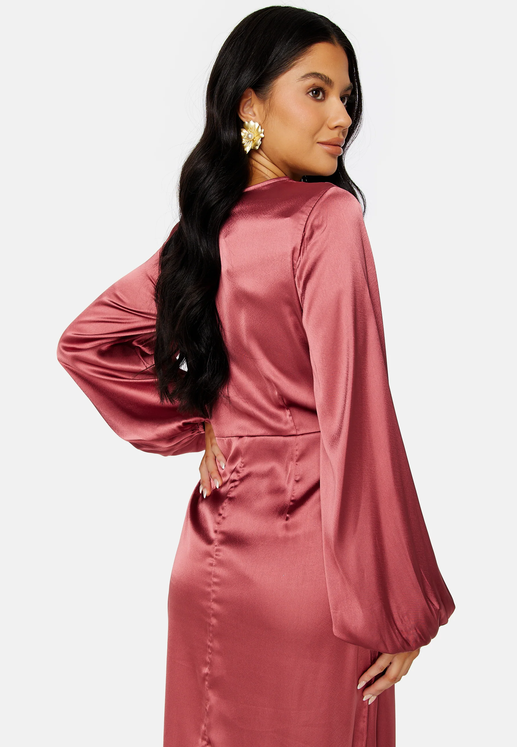 Misha Satin Dress - Image 3