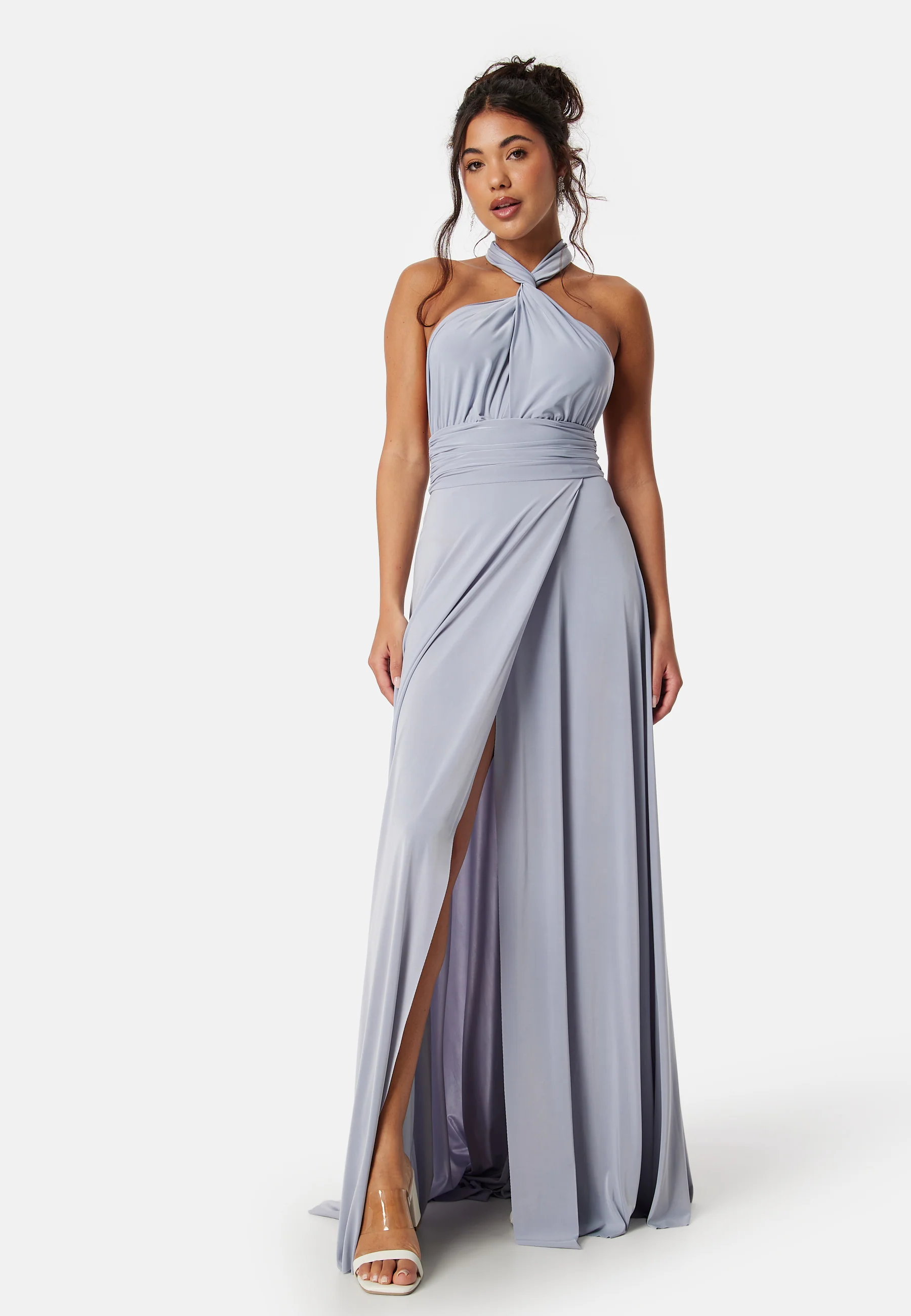 Multi Tie Maxi Dress Split - Image 5