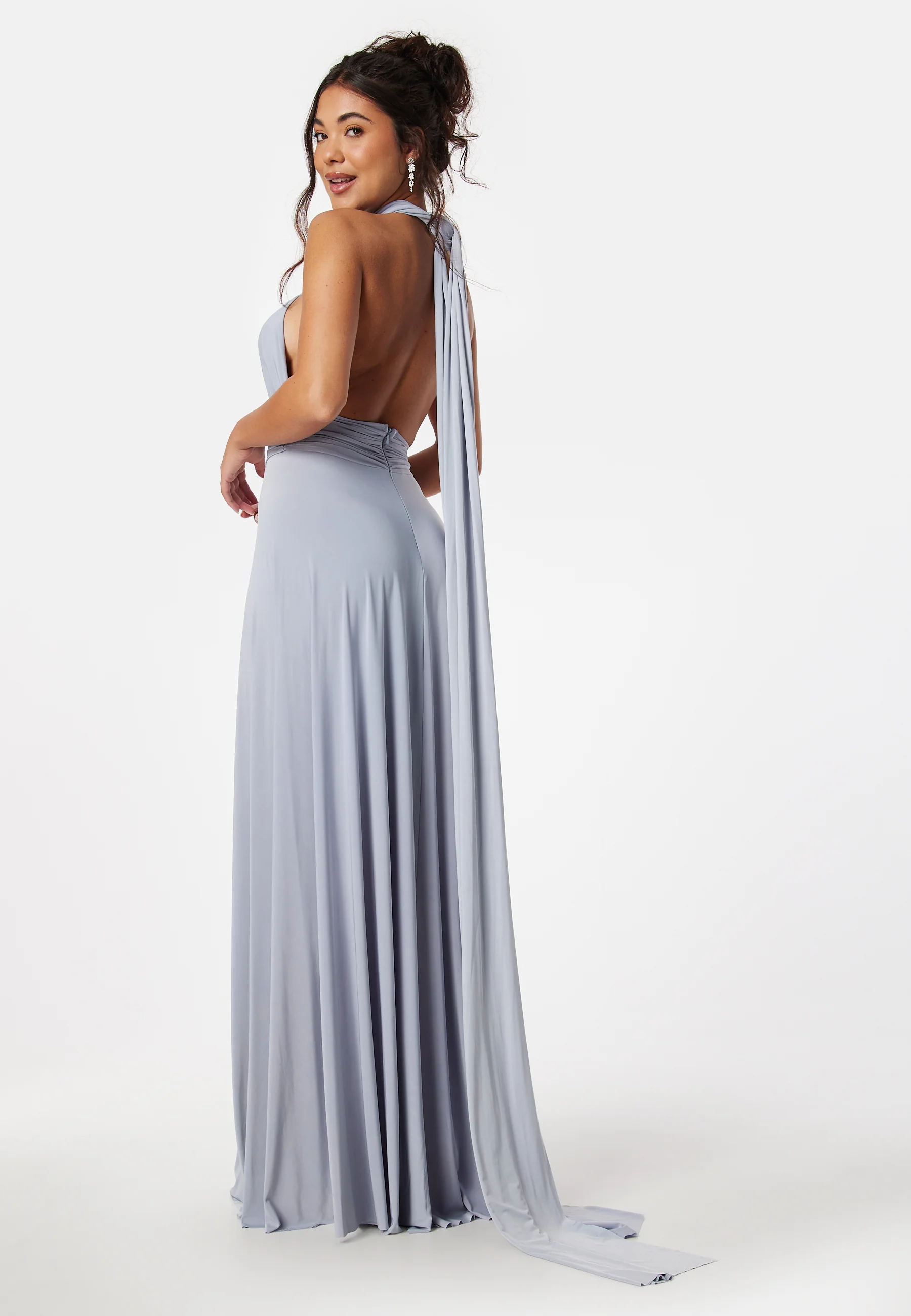 Multi Tie Maxi Dress Split - Image 6