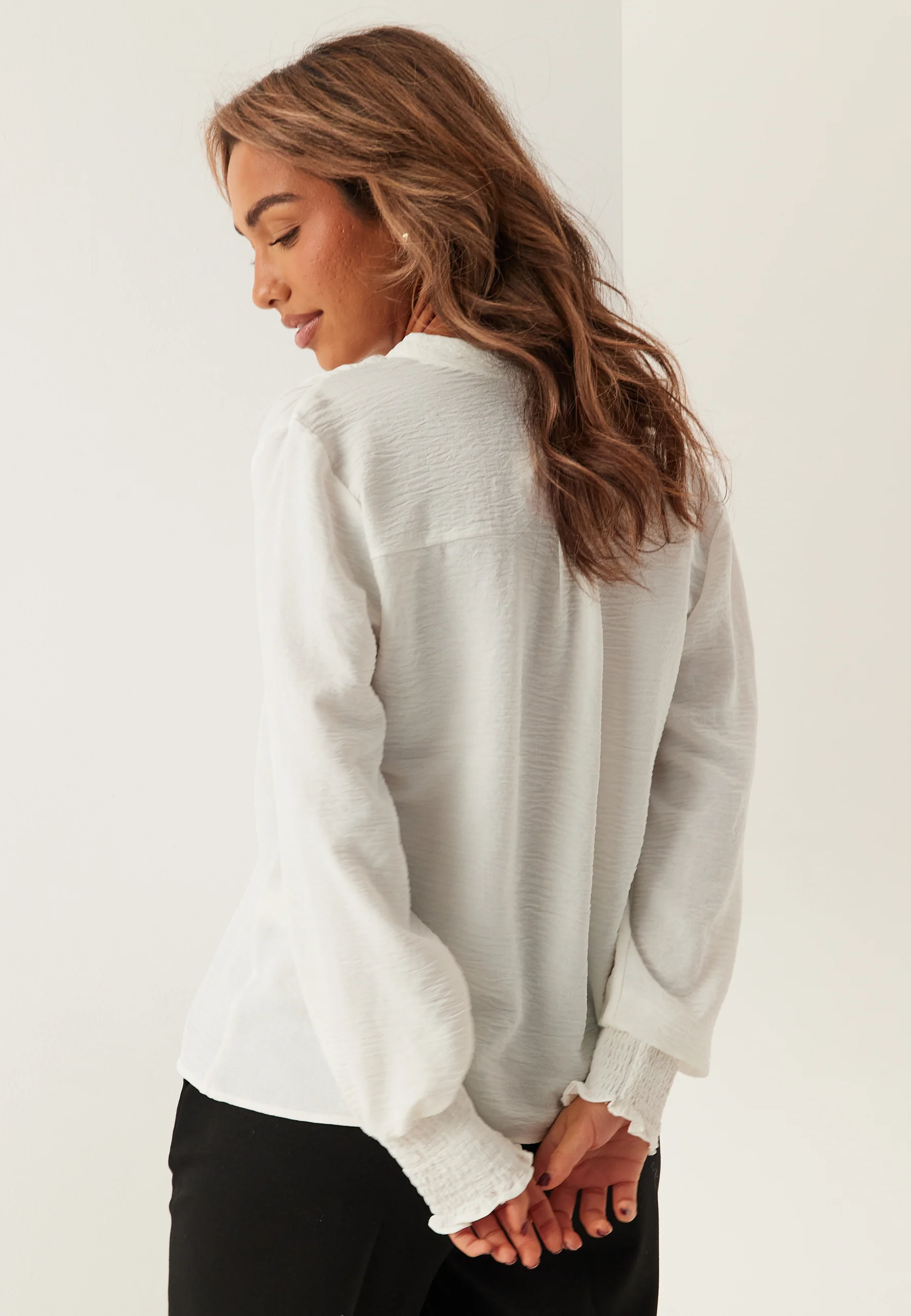 Onlmette V-Neck Smock Top - Image 3