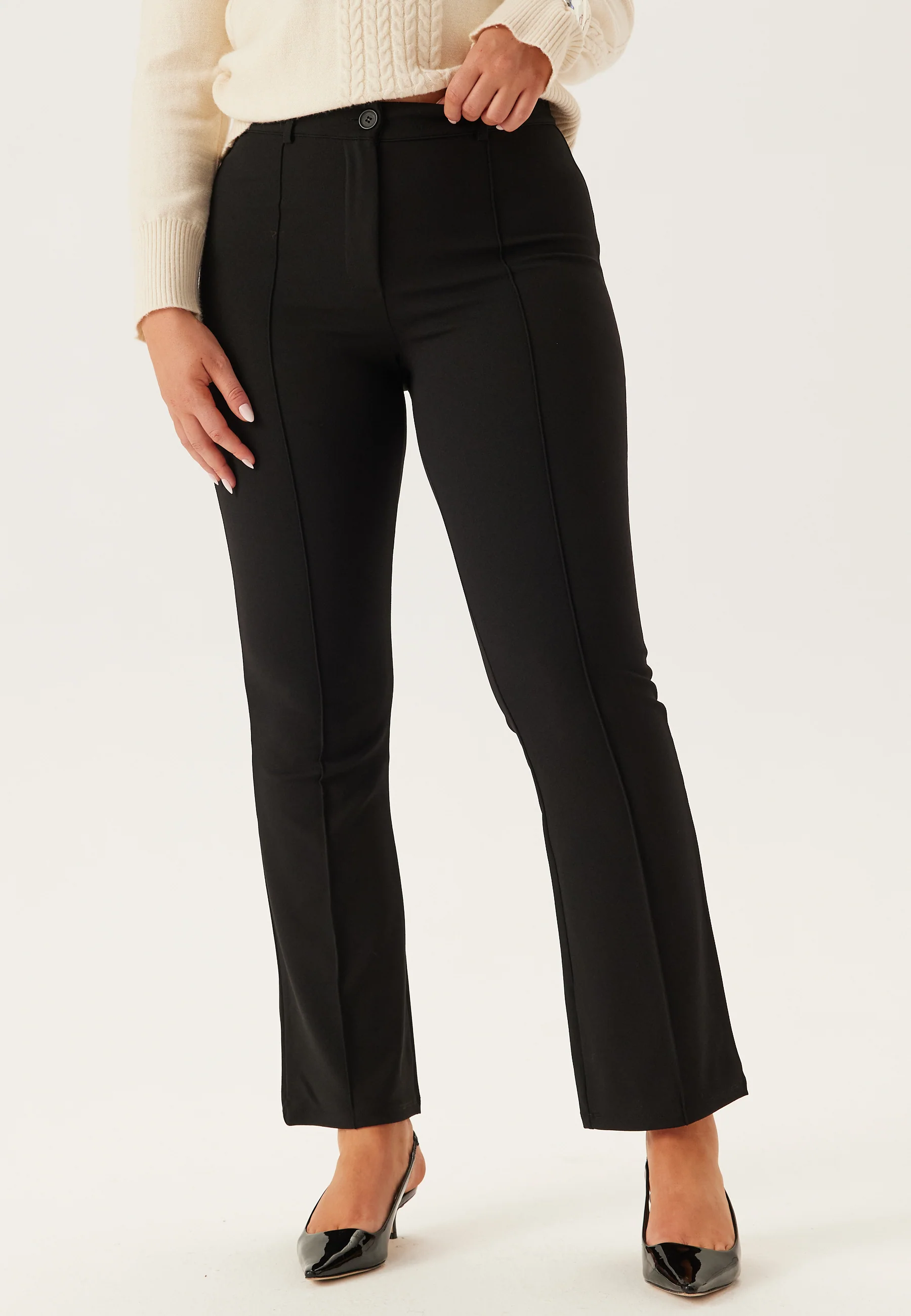 Soft Flared Suit Trousers - Image 6