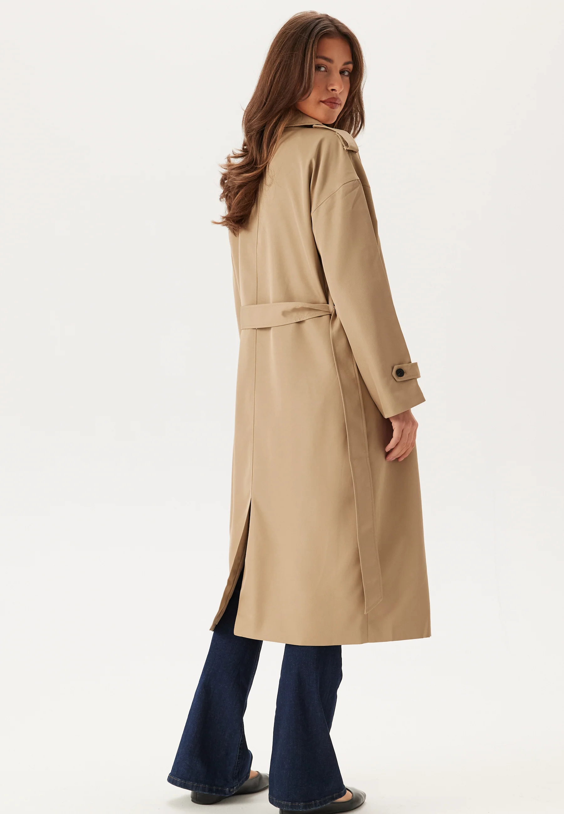Viaddison L/S LONG TRENCHCOAT - Image 3