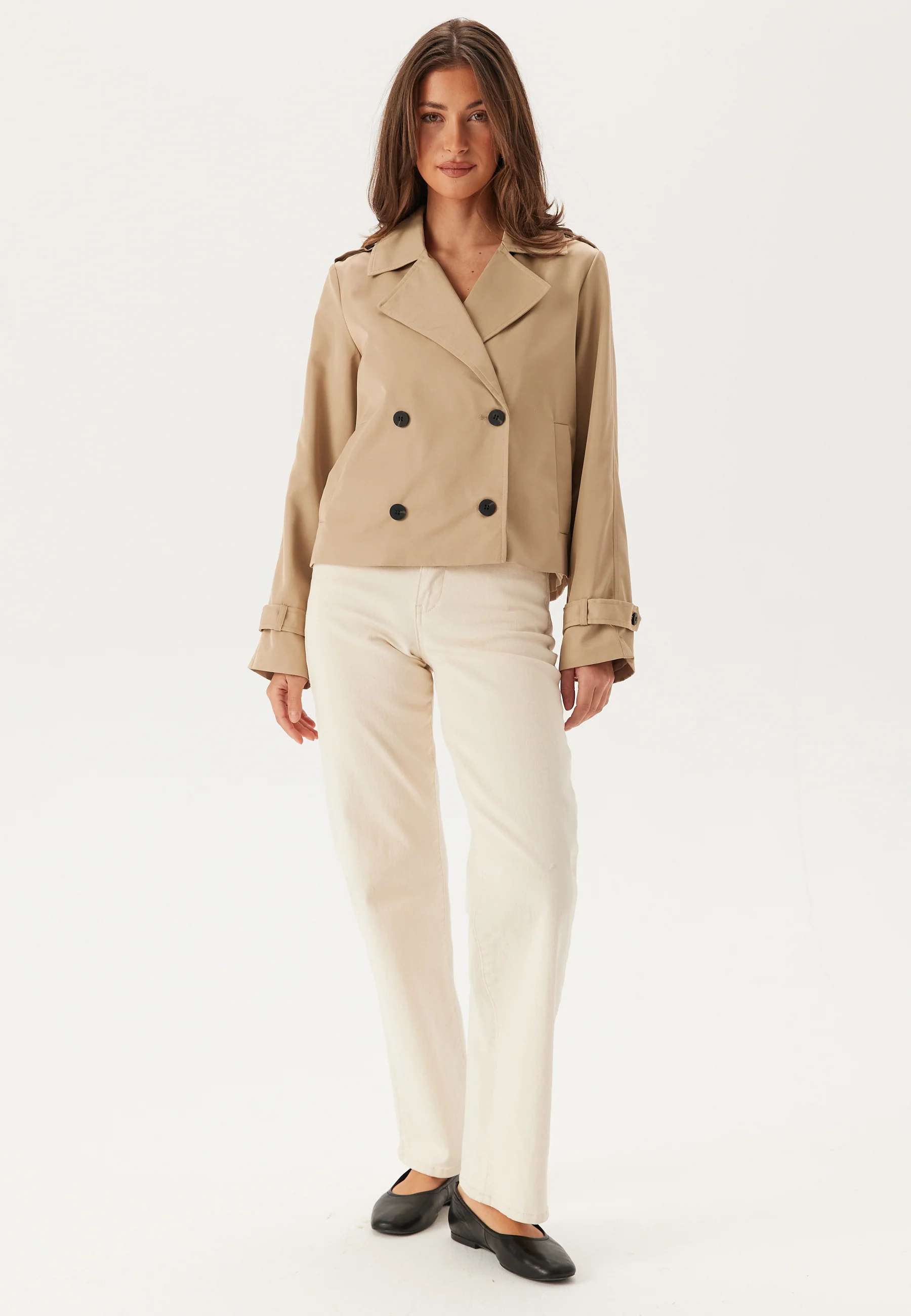 Viaddison L/S SHORT TRENCHCOAT - Image 5