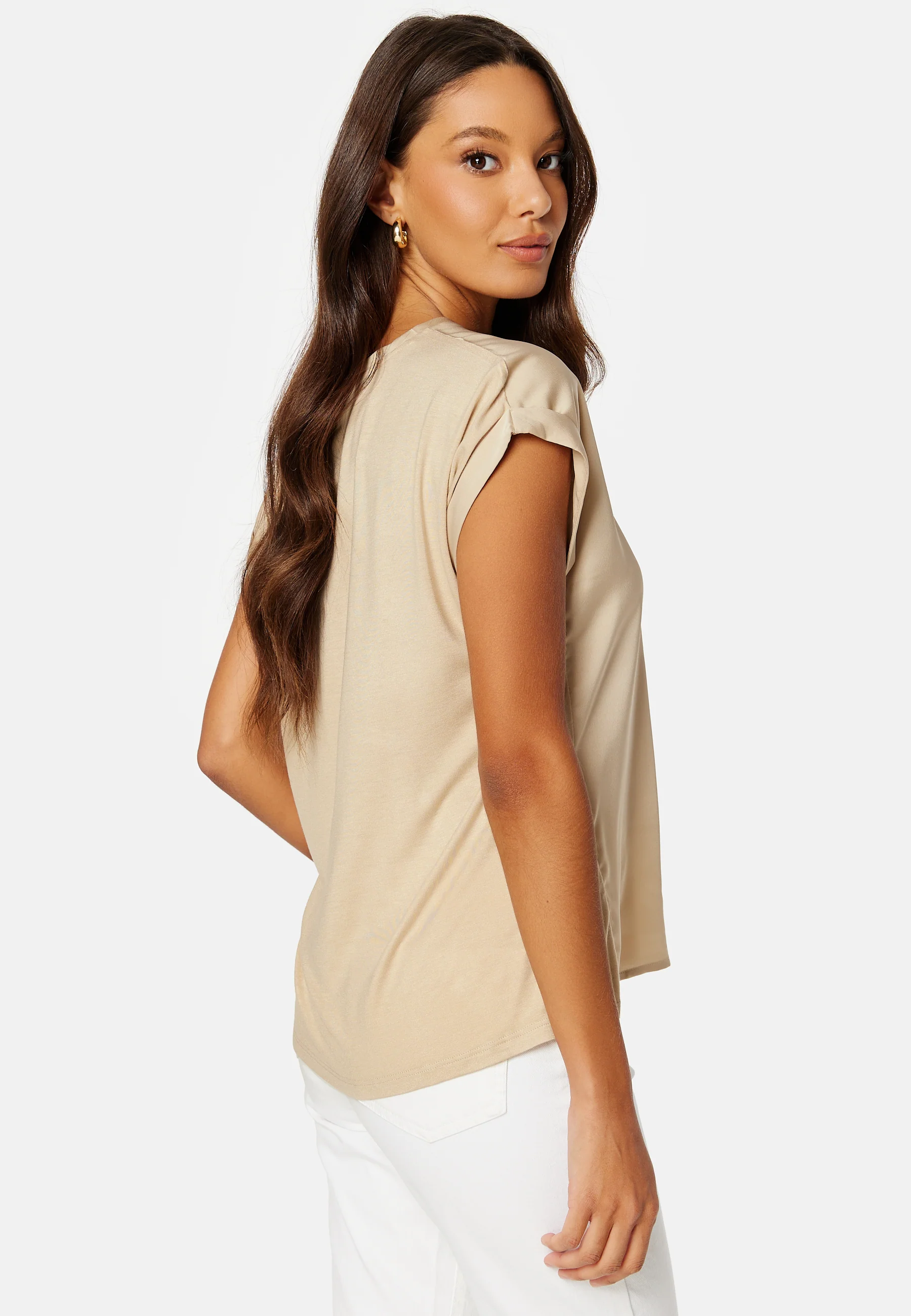 Viellette S/S Satin Top - Image 3